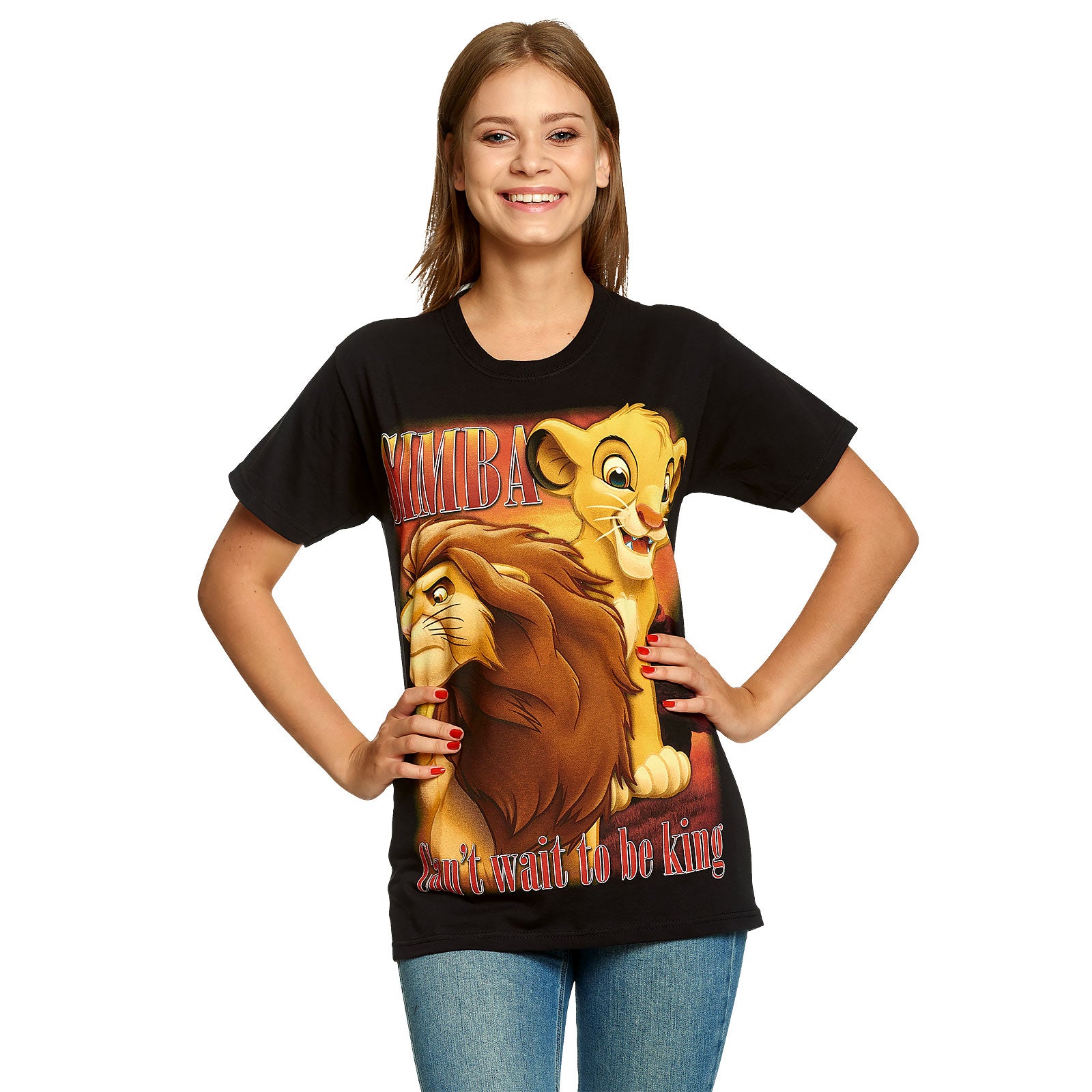 Zdjęcie produktu Król Lew - Simba Next King T-Shirt czarne