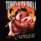 Zdjęcie produktu Król Lew - Koszulka Timon & Pumba czarna
