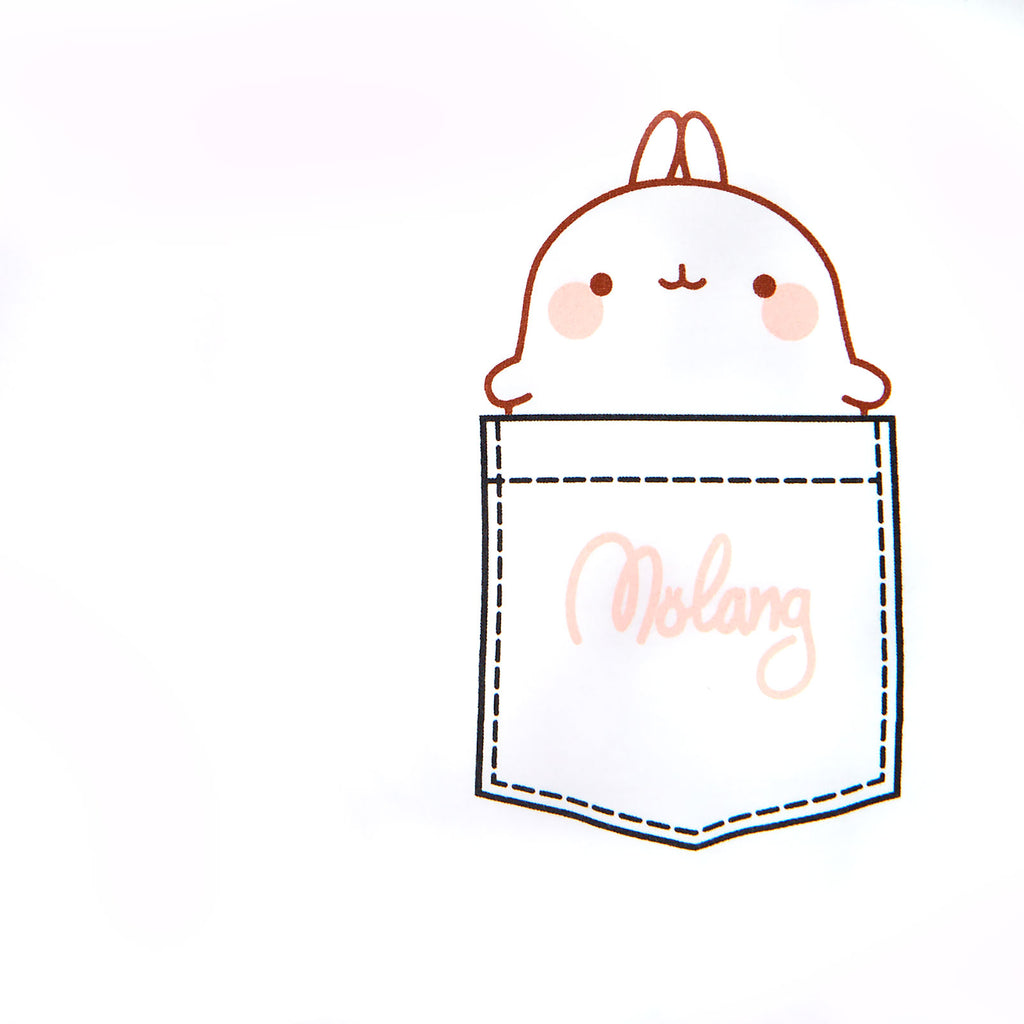 Zdjęcie produktu Molang - Kieszonkowy T-Shirt damski biały