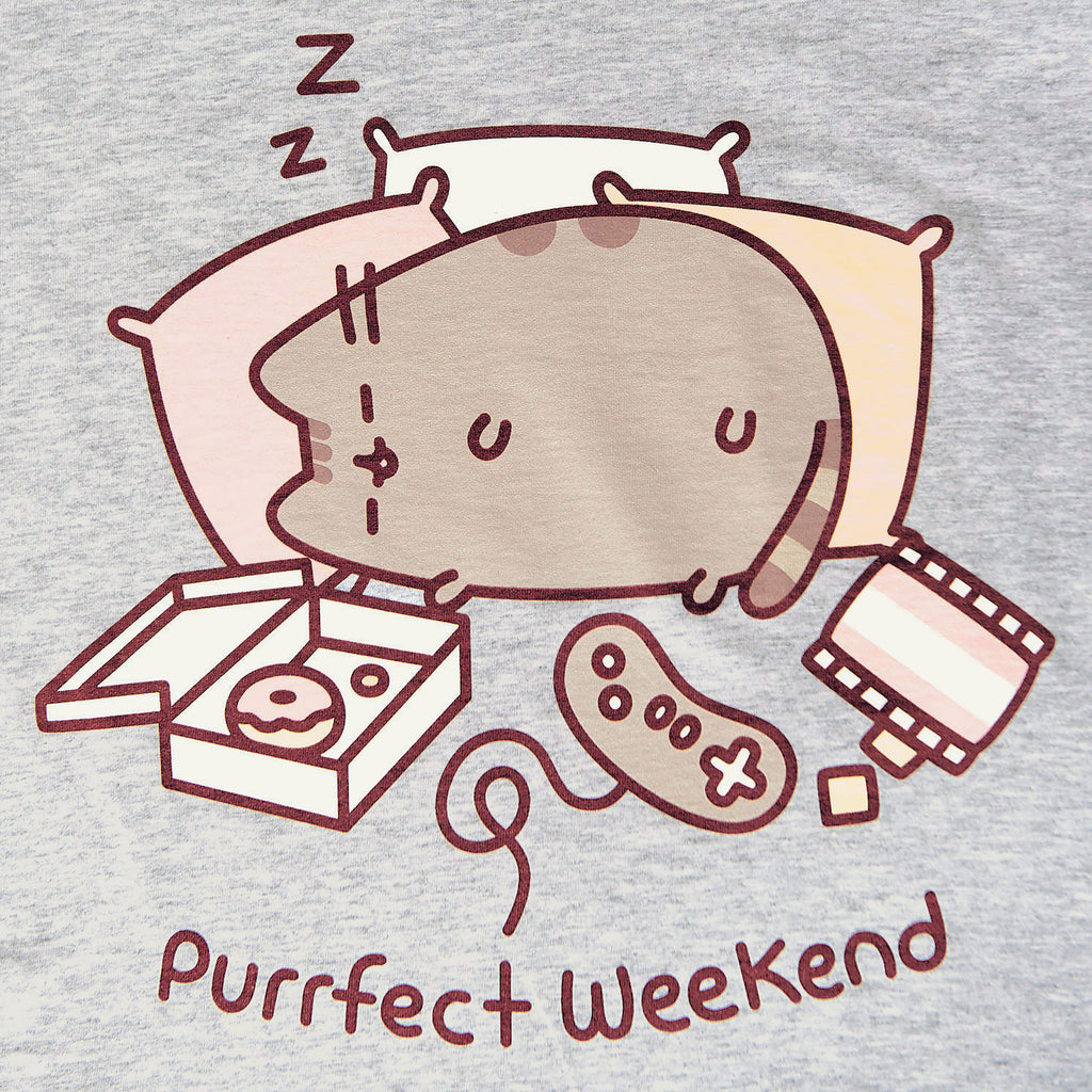 Zdjęcie produktu Pusheen - Purrfect Weekend T-Shirt damski szary