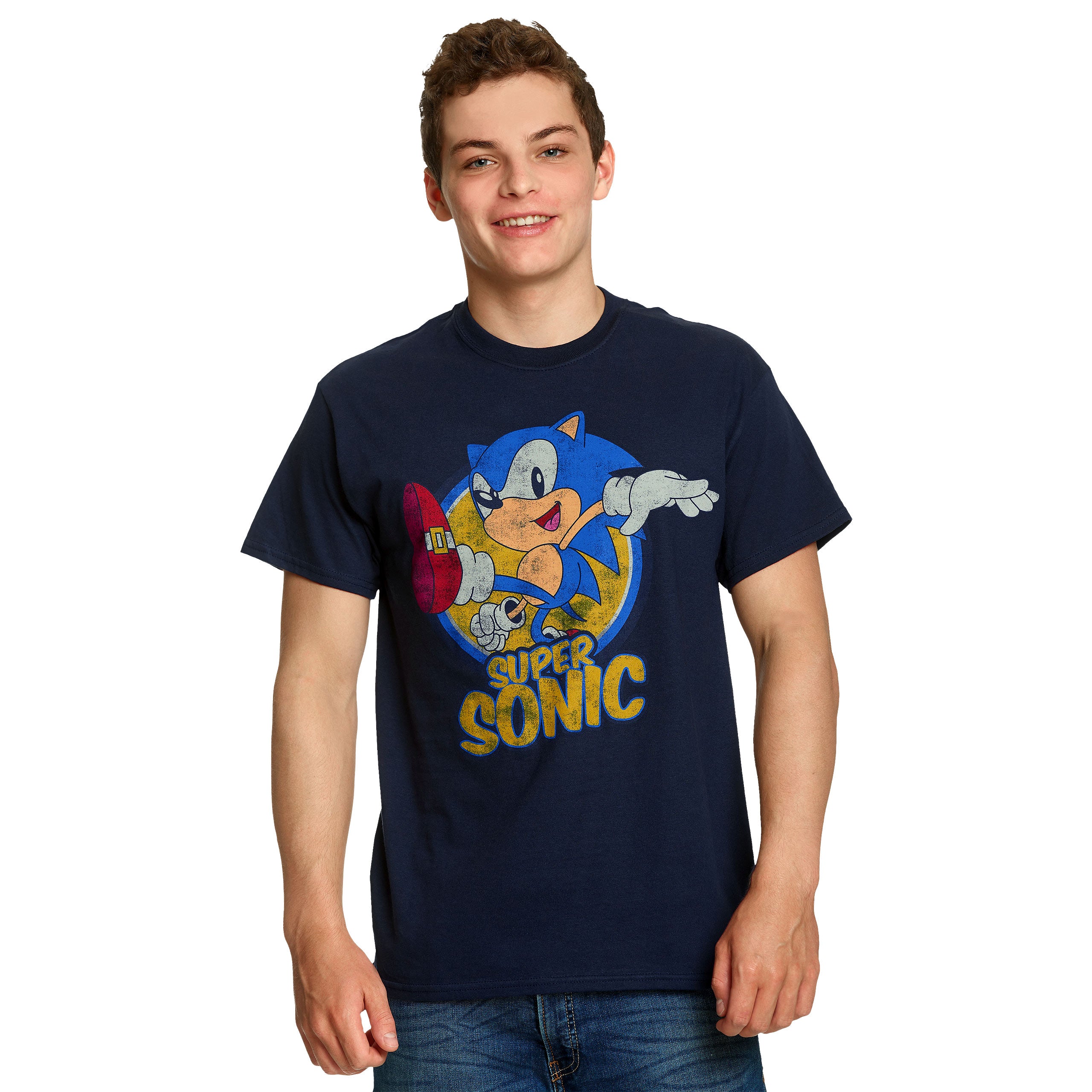 Zdjęcie produktu Sonic the Hedgehog - Super Sonic T-Shirt niebieski