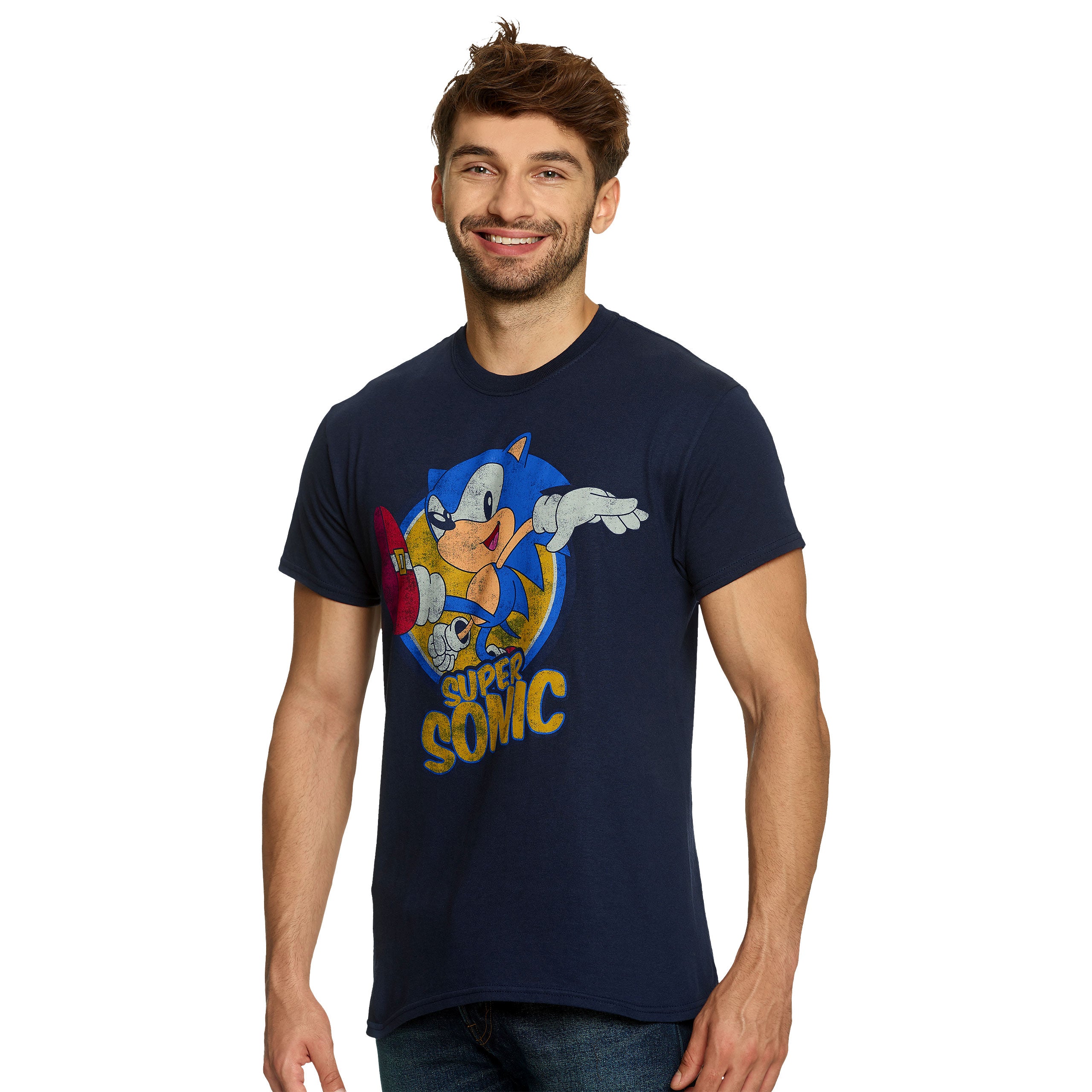 Zdjęcie produktu Sonic the Hedgehog - Super Sonic T-Shirt niebieski
