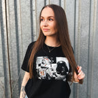 Zdjęcie produktu Koszulka Dark Side Tattoo dla fanów Star Wars czarna