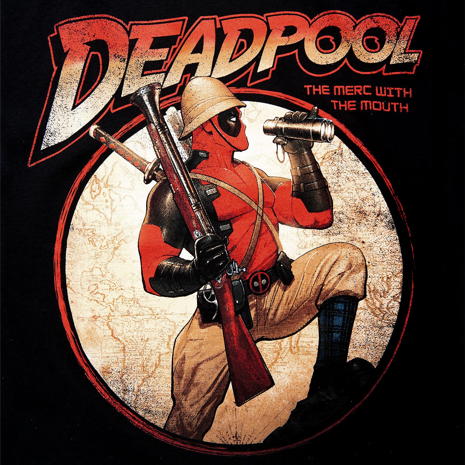 Zdjęcie produktu Deadpool - Czas na przygody T-Shirt czarne