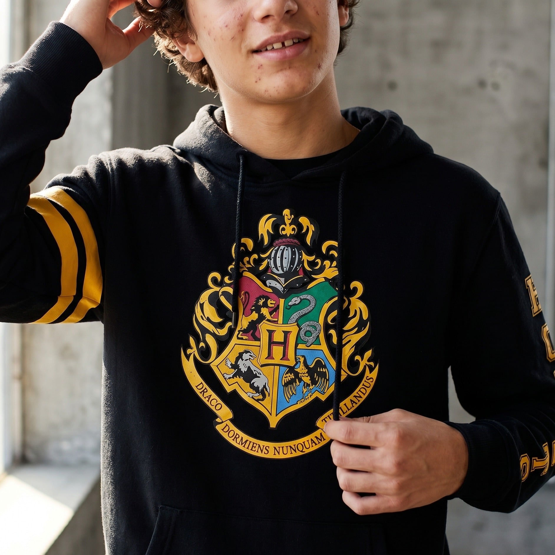 Zdjęcie produktu Harry Potter - Bluza z kapturem z herbem Hogwartu