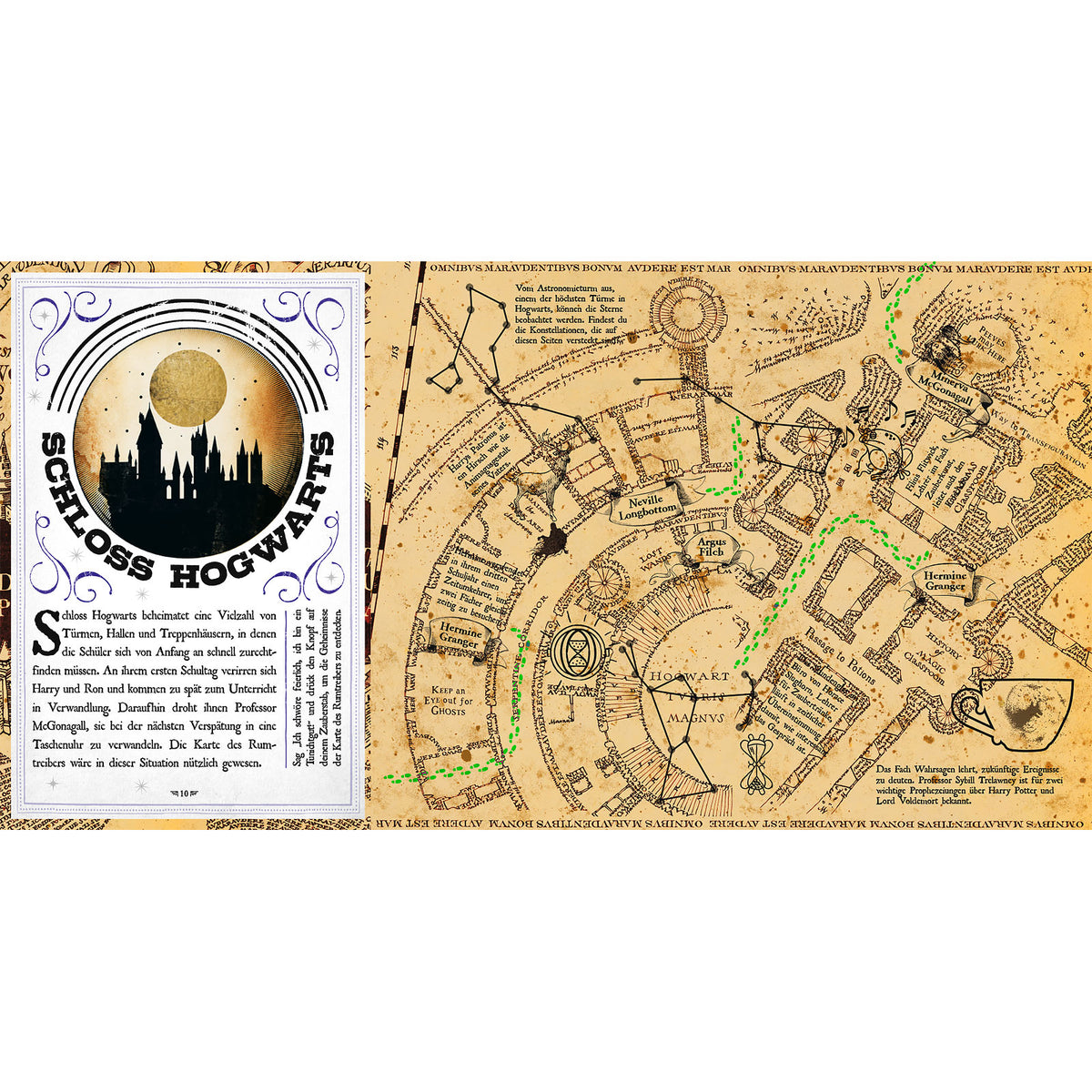 Zdjęcie produktu Harry Potter - Mapa Huncwotów - Podróż przez Hogwart