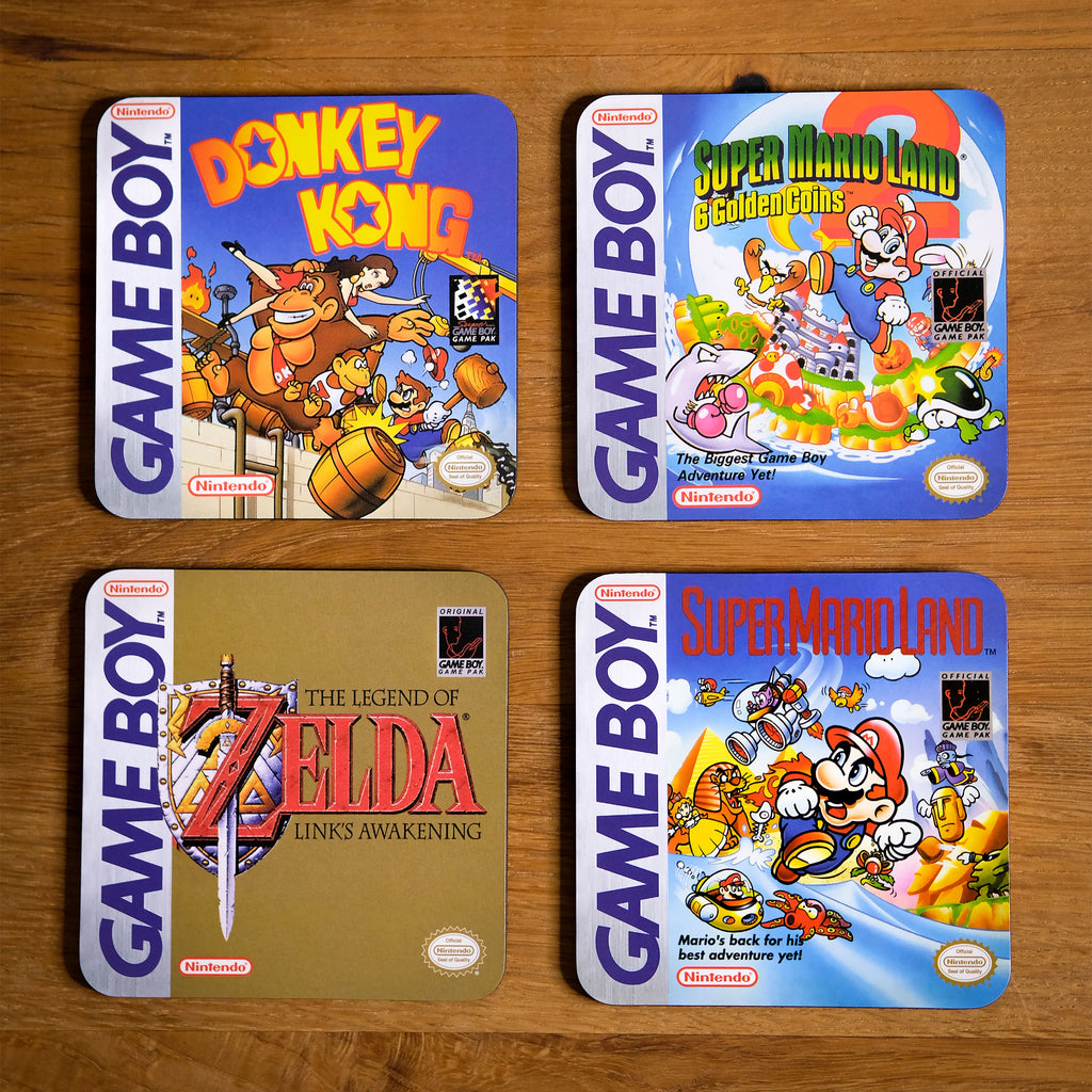 Zdjęcie produktu Nintendo - Zestaw podkładek Game Boy Classic Games (4 szt.)