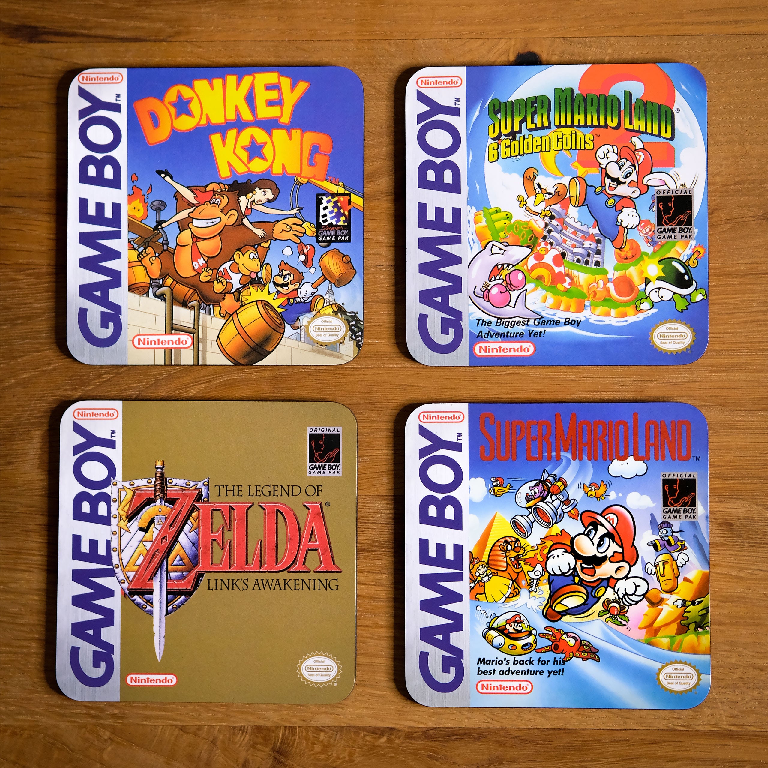 Zdjęcie produktu Nintendo - Zestaw podkładek Game Boy Classic Games (4 szt.)