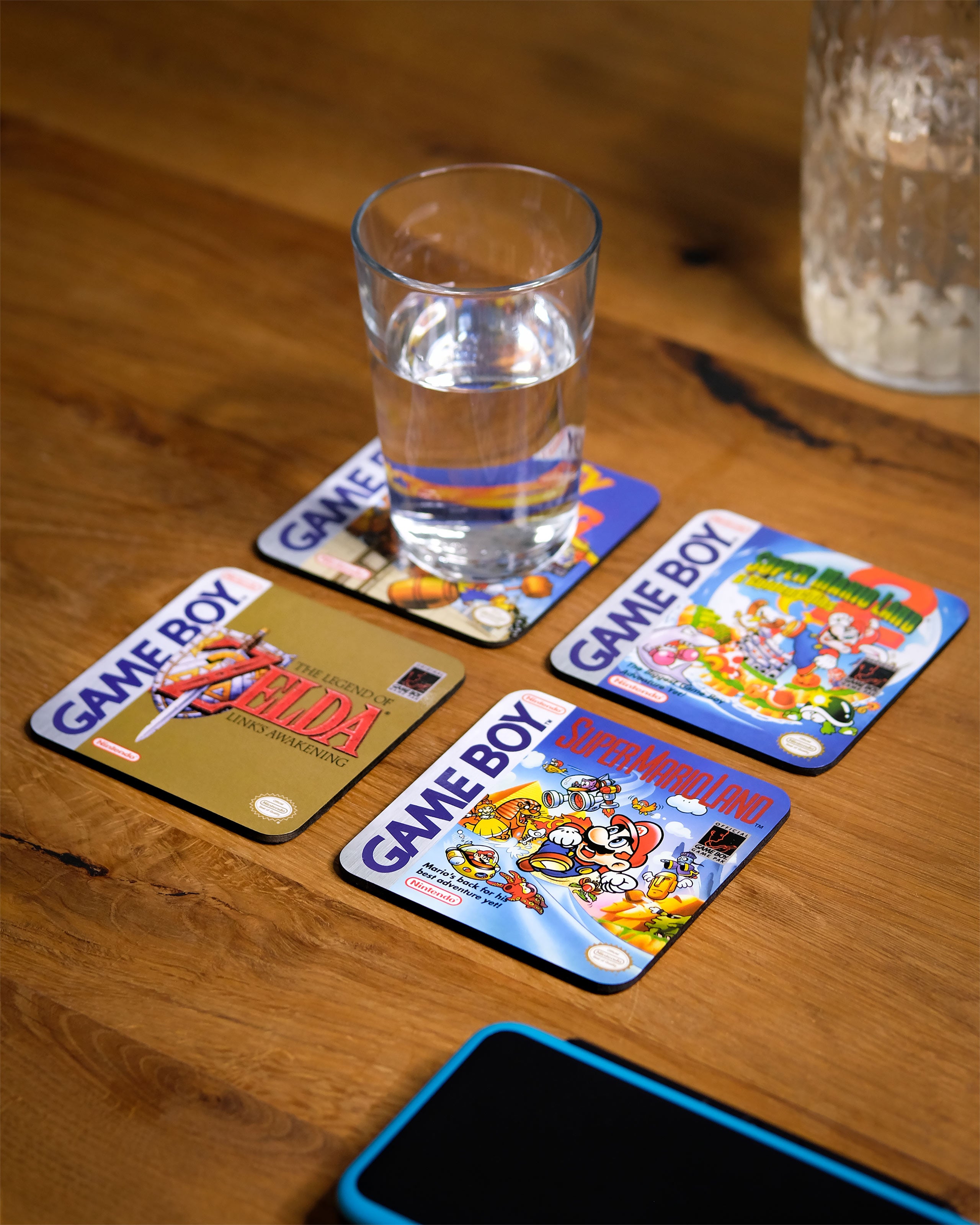 Zdjęcie produktu Nintendo - Zestaw podkładek Game Boy Classic Games (4 szt.)
