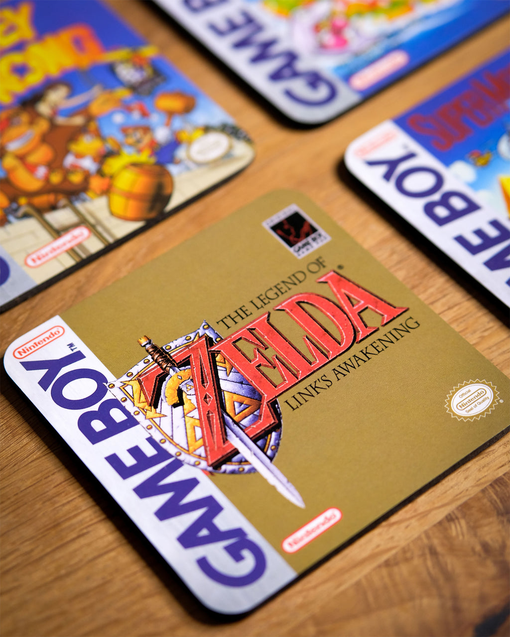 Zdjęcie produktu Nintendo - Zestaw podkładek Game Boy Classic Games (4 szt.)