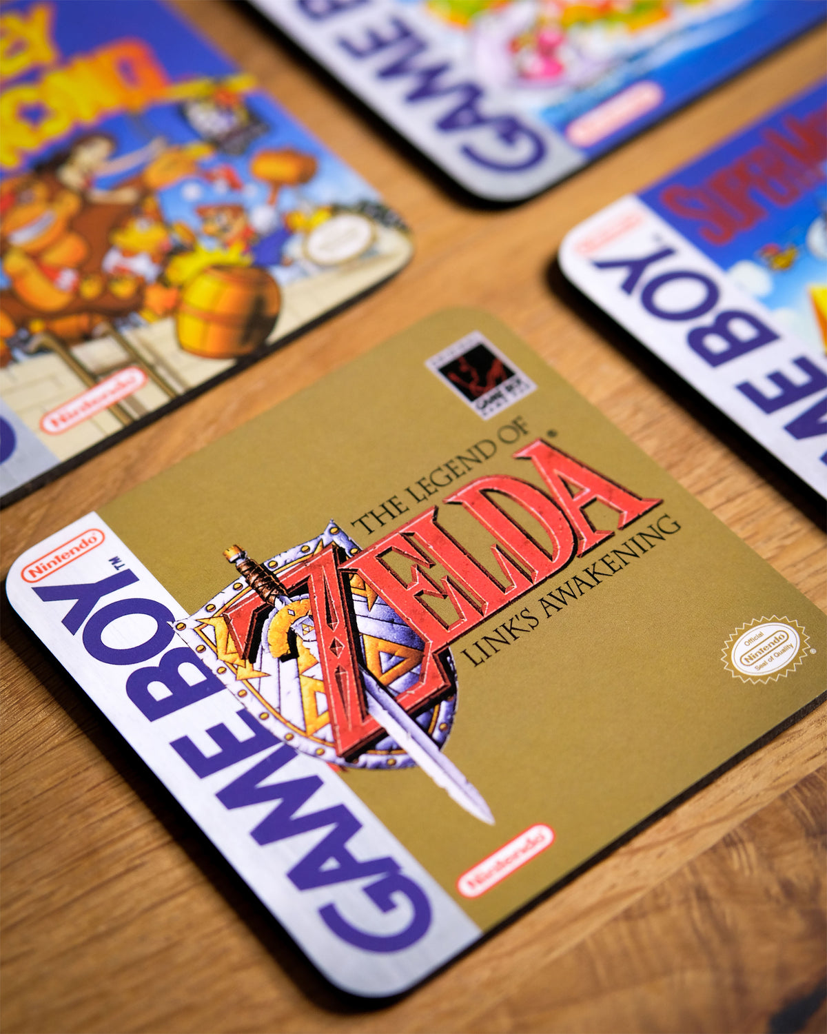 Zdjęcie produktu Nintendo - Zestaw podkładek Game Boy Classic Games (4 szt.)