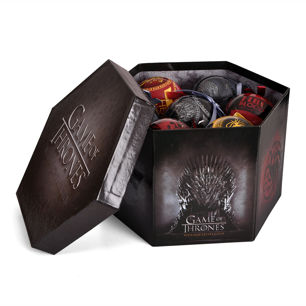 Zdjęcie produktu Game of Thrones - Bombki na choinkę z herbami 14 szt.
