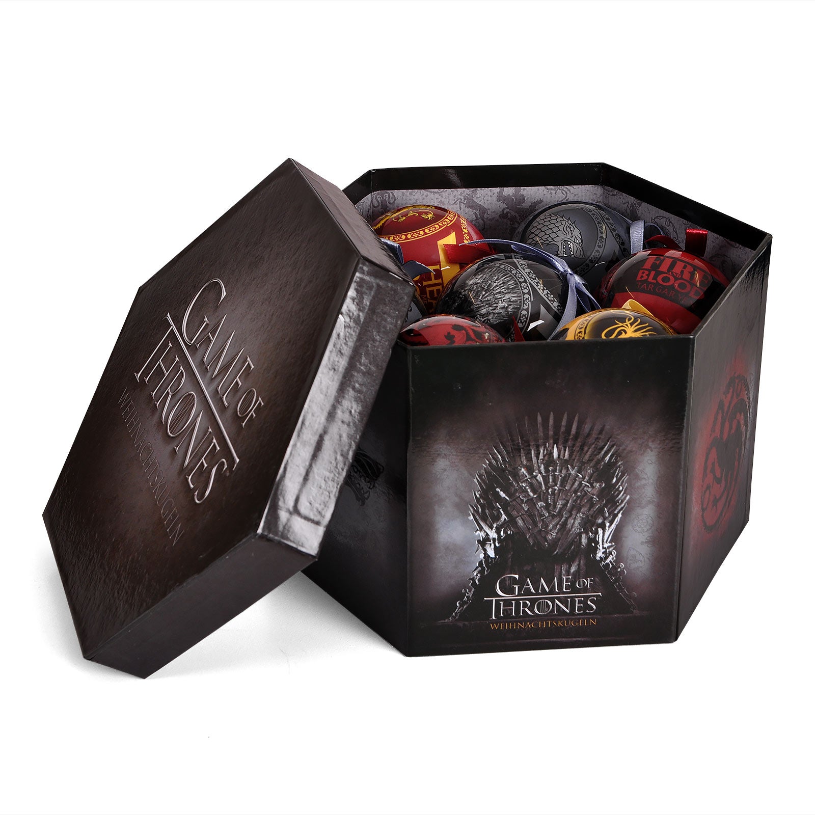 Zdjęcie produktu Game of Thrones - Bombki na choinkę z herbami 14 szt.