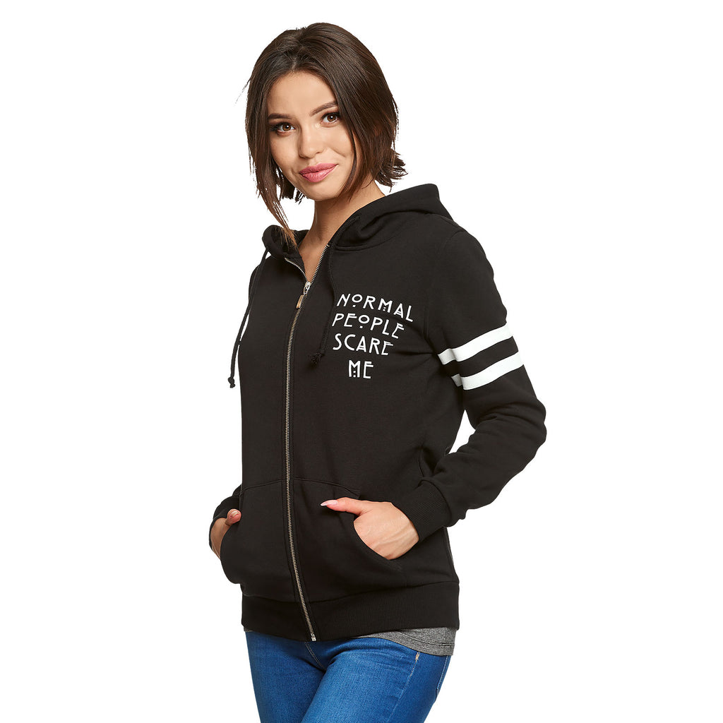 Zdjęcie produktu American Horror Story - Bluza z kapturem dla kobiet 'Normal People Scare Me'