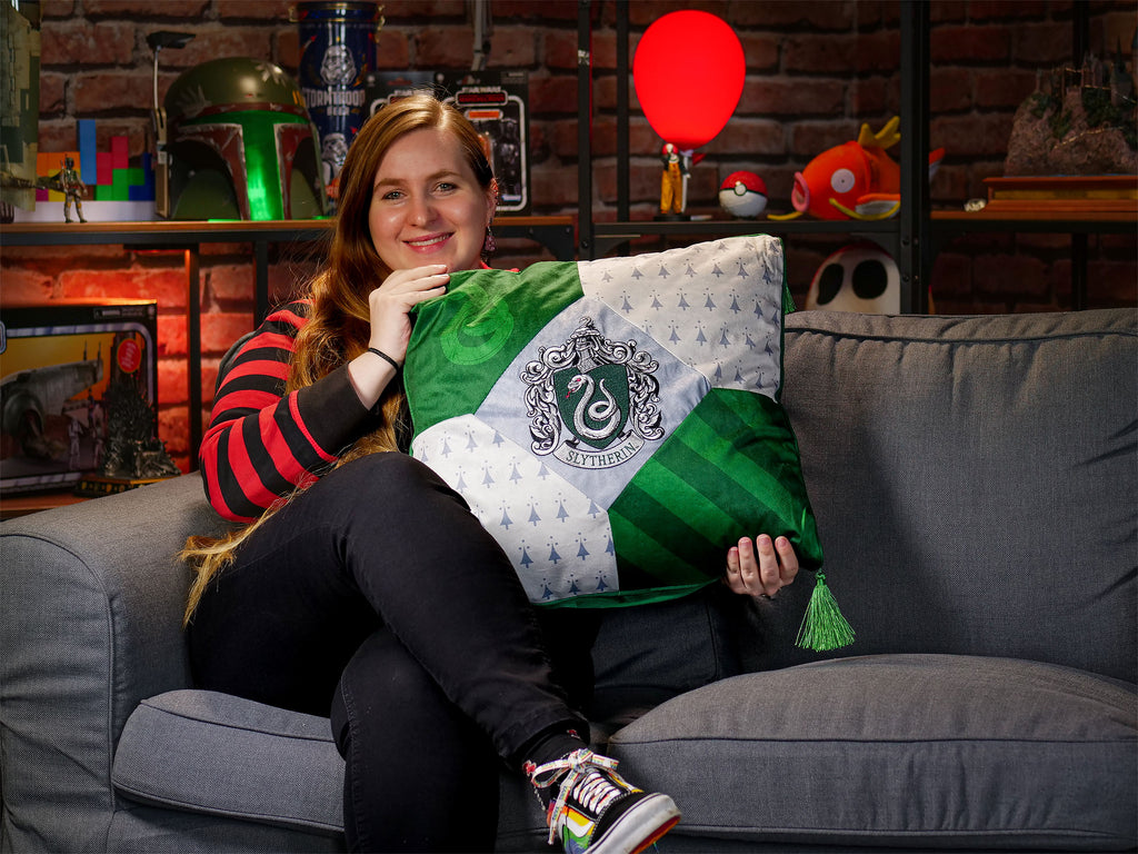 Product image Harry Potter - Slytherin Deluxe Cushion with Tassels