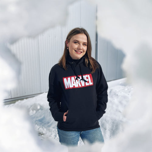 Zdjęcie produktu Marvel - Logo Bluza z kapturem czarna