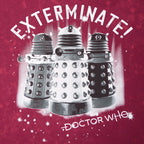 Zdjęcie produktu Doctor Who - Dalekowie Exterminate T-Shirt damski czerwony