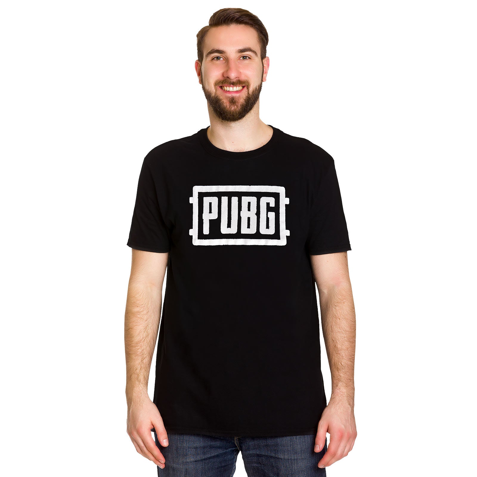 Zdjęcie produktu PUBG - Biała Ikona Logo T-Shirt czarny