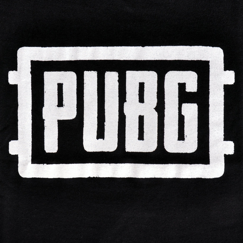 Zdjęcie produktu PUBG - Biała Ikona Logo T-Shirt czarny