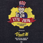 Zdjęcie produktu Fallout - Vault 76 Poster T-Shirt niebieski