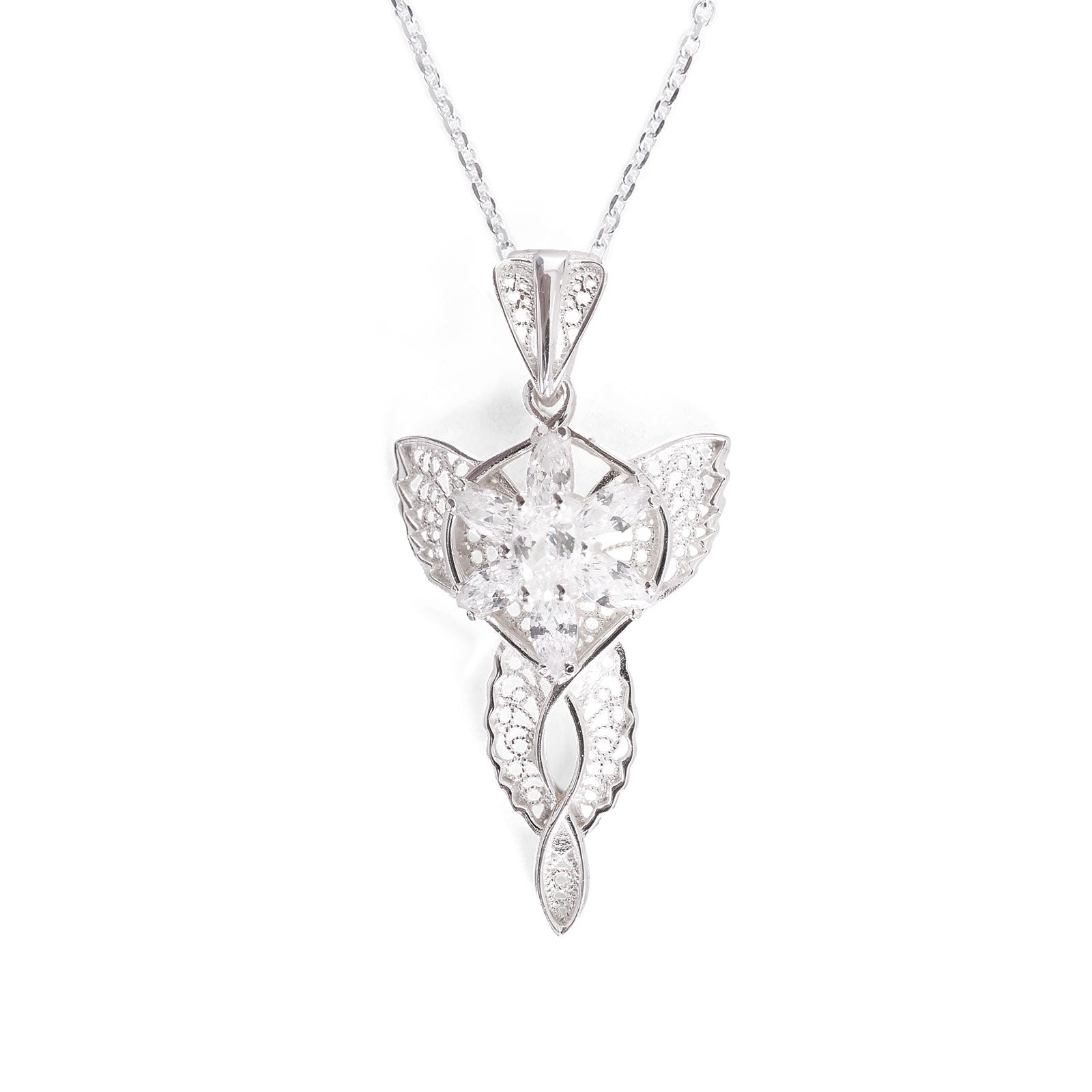 Product image Arwen's Evenstar Miniature Filigree with Collier Chain