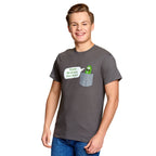 Zdjęcie produktu Rick and Morty - Kieszonkowy Pickle Rick T-Shirt szary