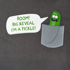 Zdjęcie produktu Rick and Morty - Kieszonkowy Pickle Rick T-Shirt szary