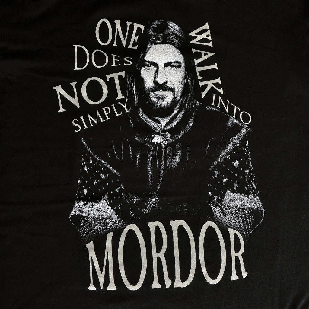 Zdjęcie produktu Władca Pierścieni - Koszulka Boromir Walk into Mordor czarna
