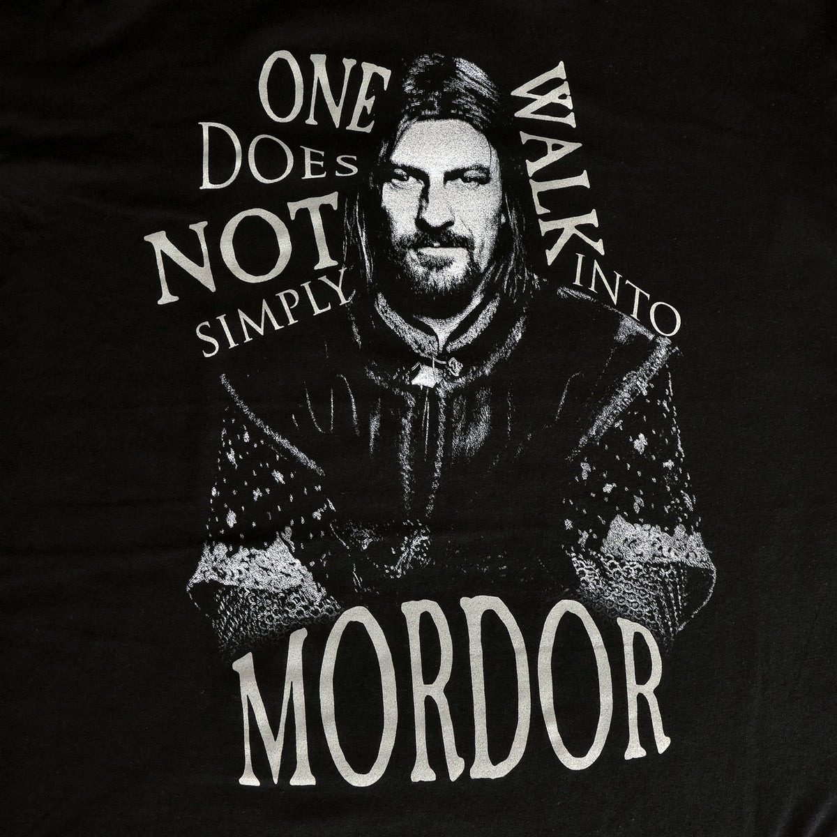 Zdjęcie produktu Władca Pierścieni - Koszulka Boromir Walk into Mordor czarna