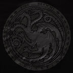 Product image Game of Thrones - Dark Targaryen 3D Logo T-Shirt Black