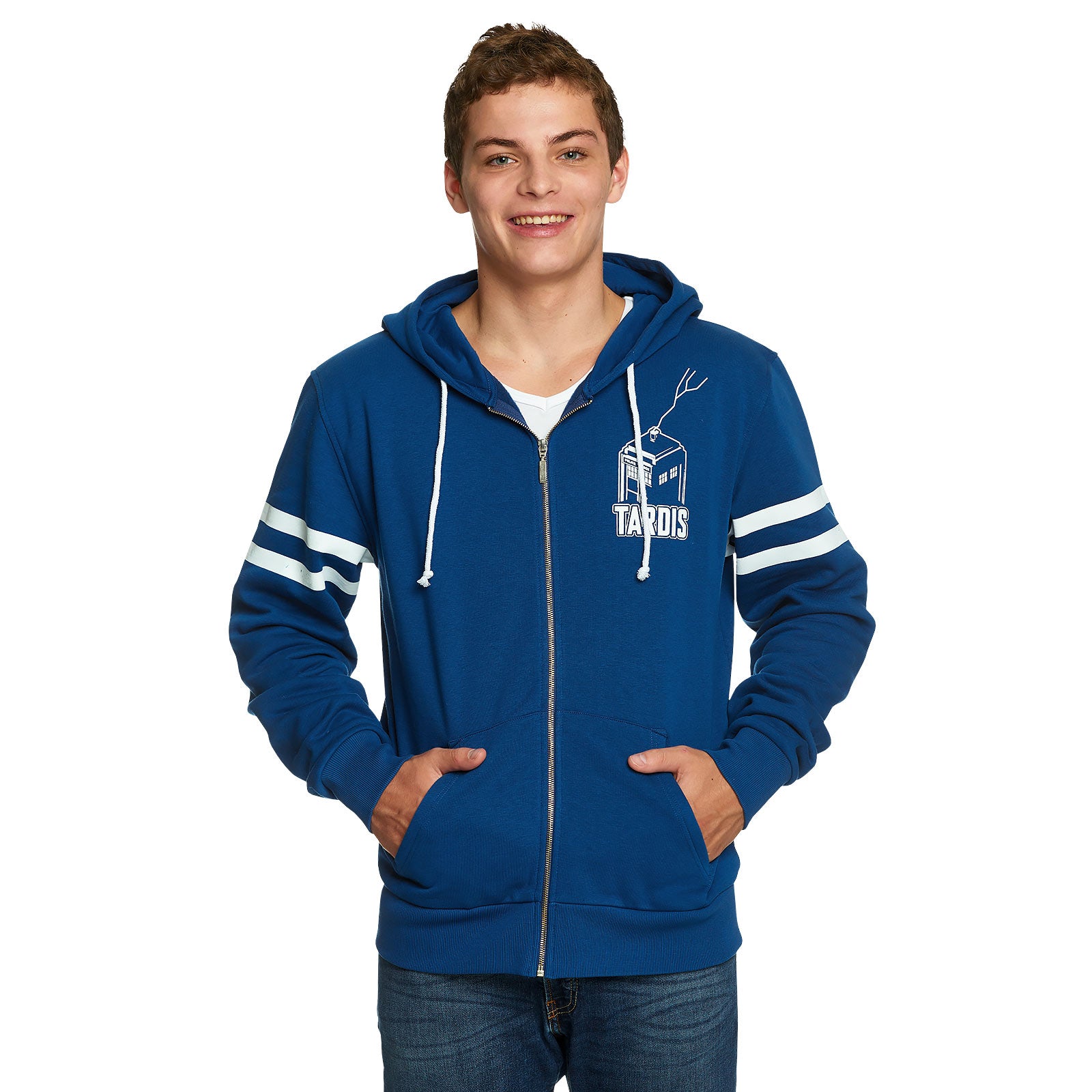 Zdjęcie produktu Doctor Who - Tardis bluza z kapturem niebieska