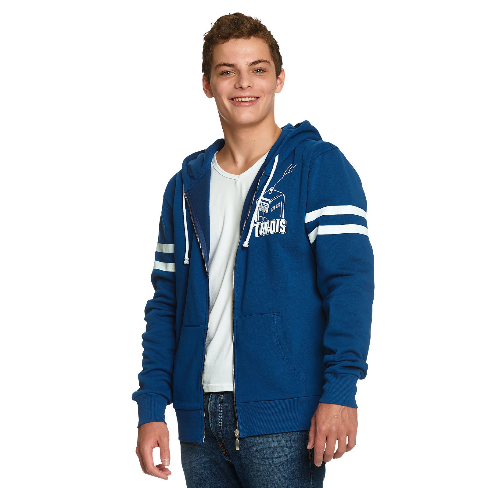 Zdjęcie produktu Doctor Who - Tardis bluza z kapturem niebieska