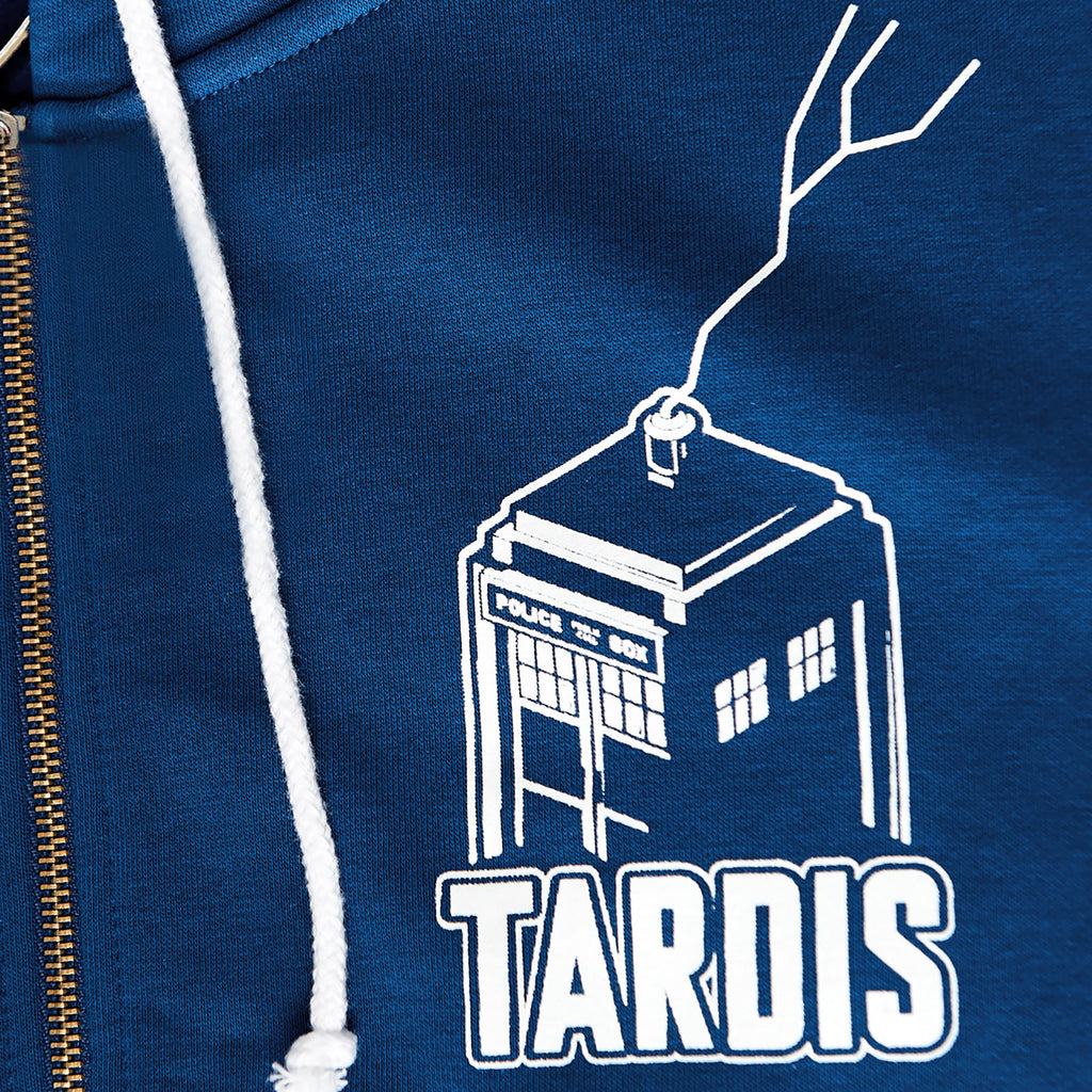 Zdjęcie produktu Doctor Who - Tardis bluza z kapturem niebieska