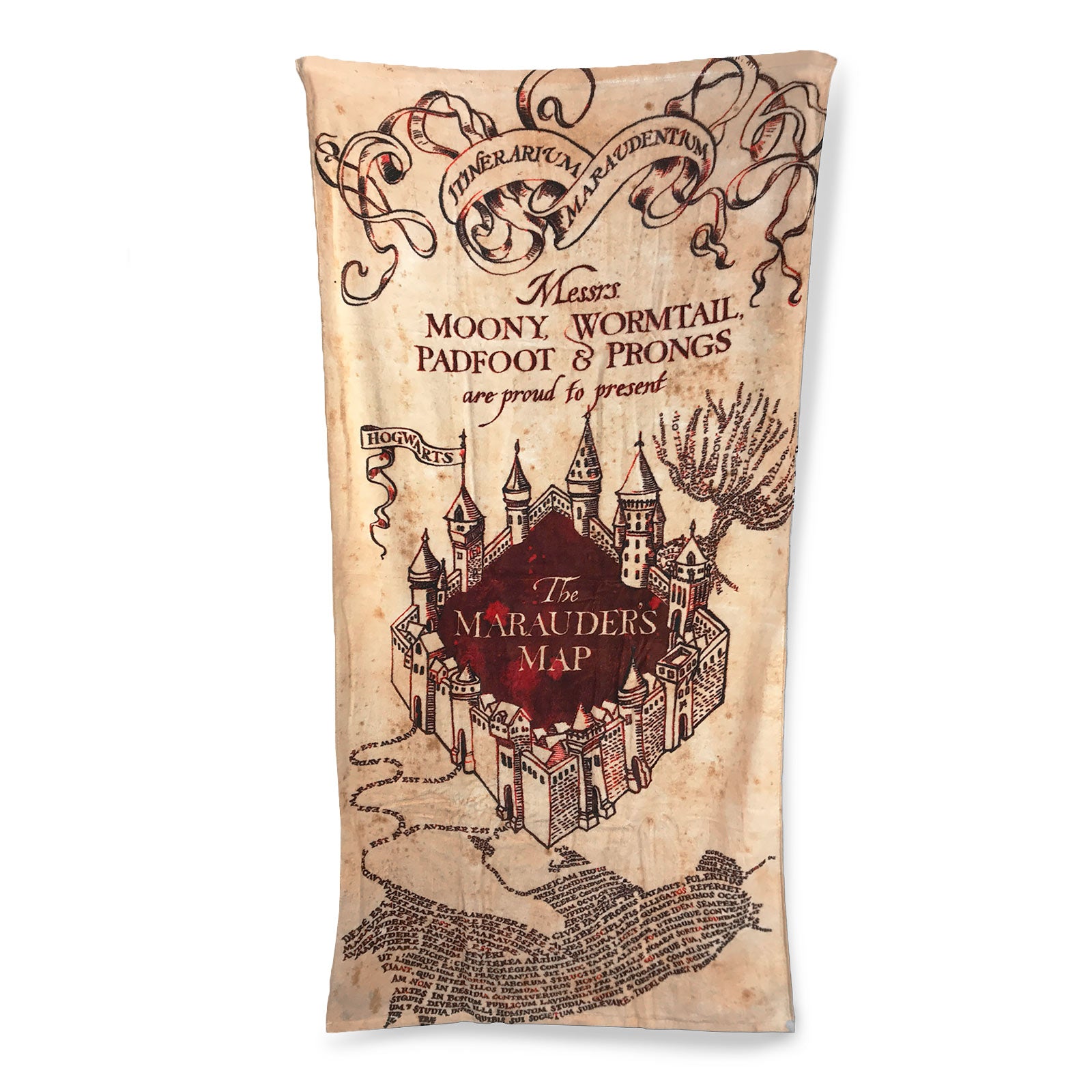 Zdjęcie produktu Harry Potter - Ręcznik kąpielowy z Mapą Huncwotów