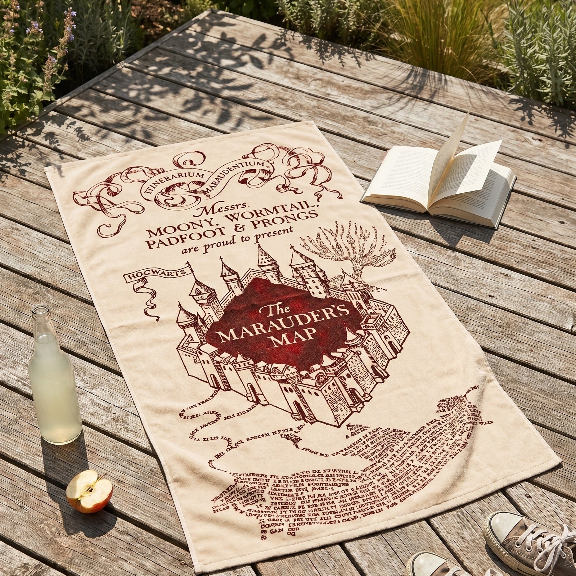 Zdjęcie produktu Harry Potter - Ręcznik kąpielowy z Mapą Huncwotów