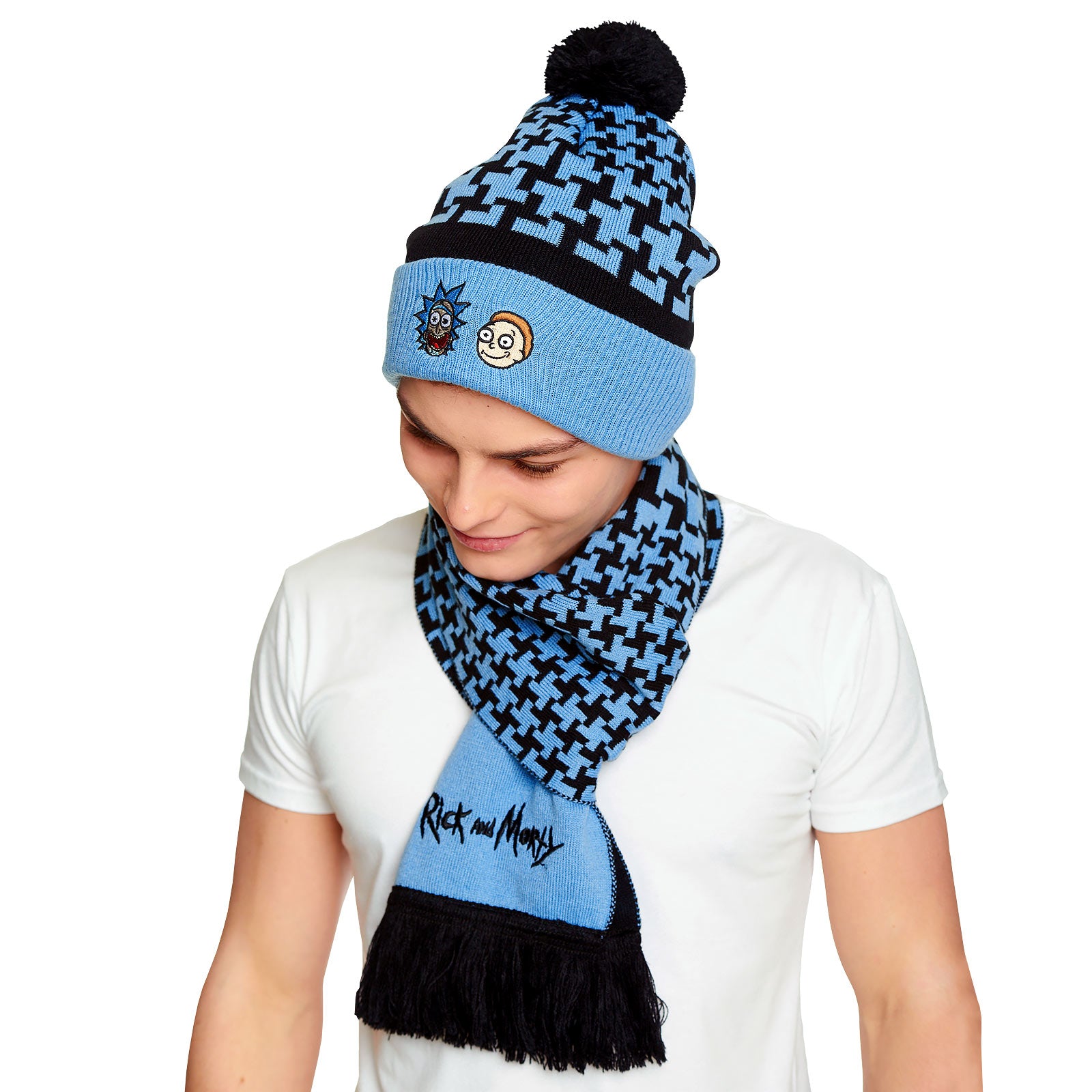 Zdjęcie produktu Zestaw czapka i szalik Rick and Morty