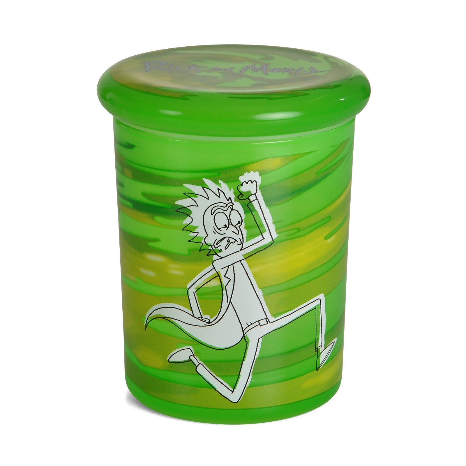 Zdjęcie produktu Rick and Morty - Szklanka Portal z pokrywką