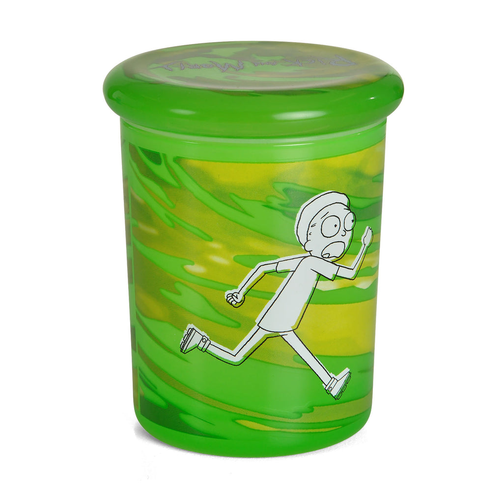 Zdjęcie produktu Rick and Morty - Szklanka Portal z pokrywką