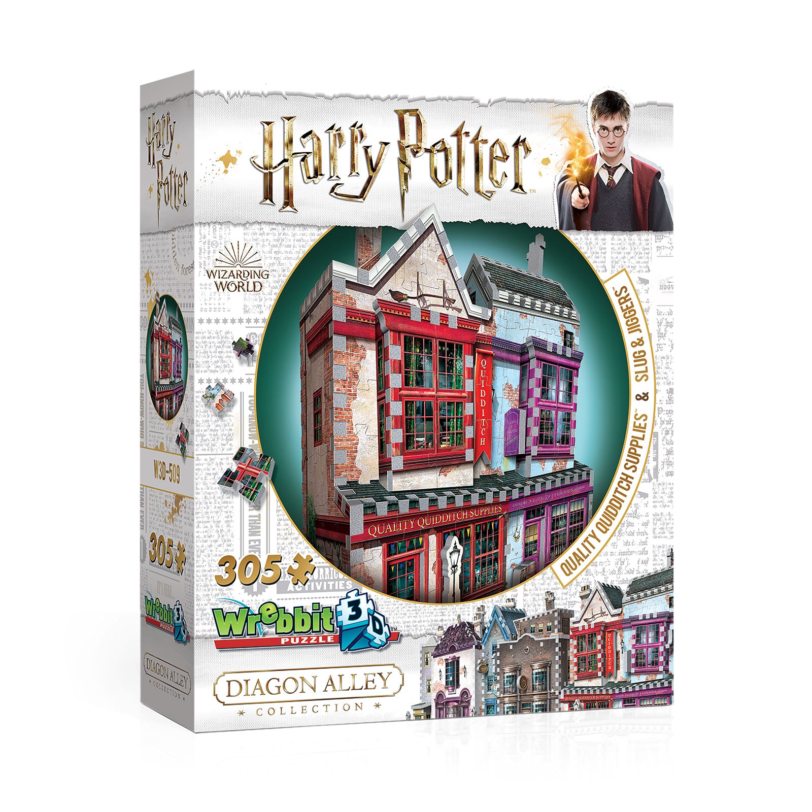 Zdjęcie produktu Harry Potter - Apteka Slug & Jiggers & Jakość dla Quidditcha 3D Puzzle