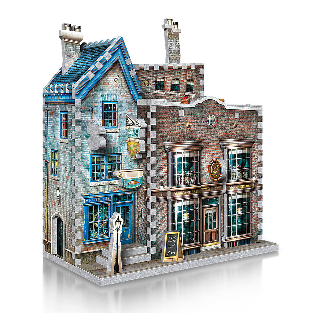 Zdjęcie produktu Harry Potter - Sklep Ollivanders i Scribbulus' Sklep Papierniczy 3D Puzzle