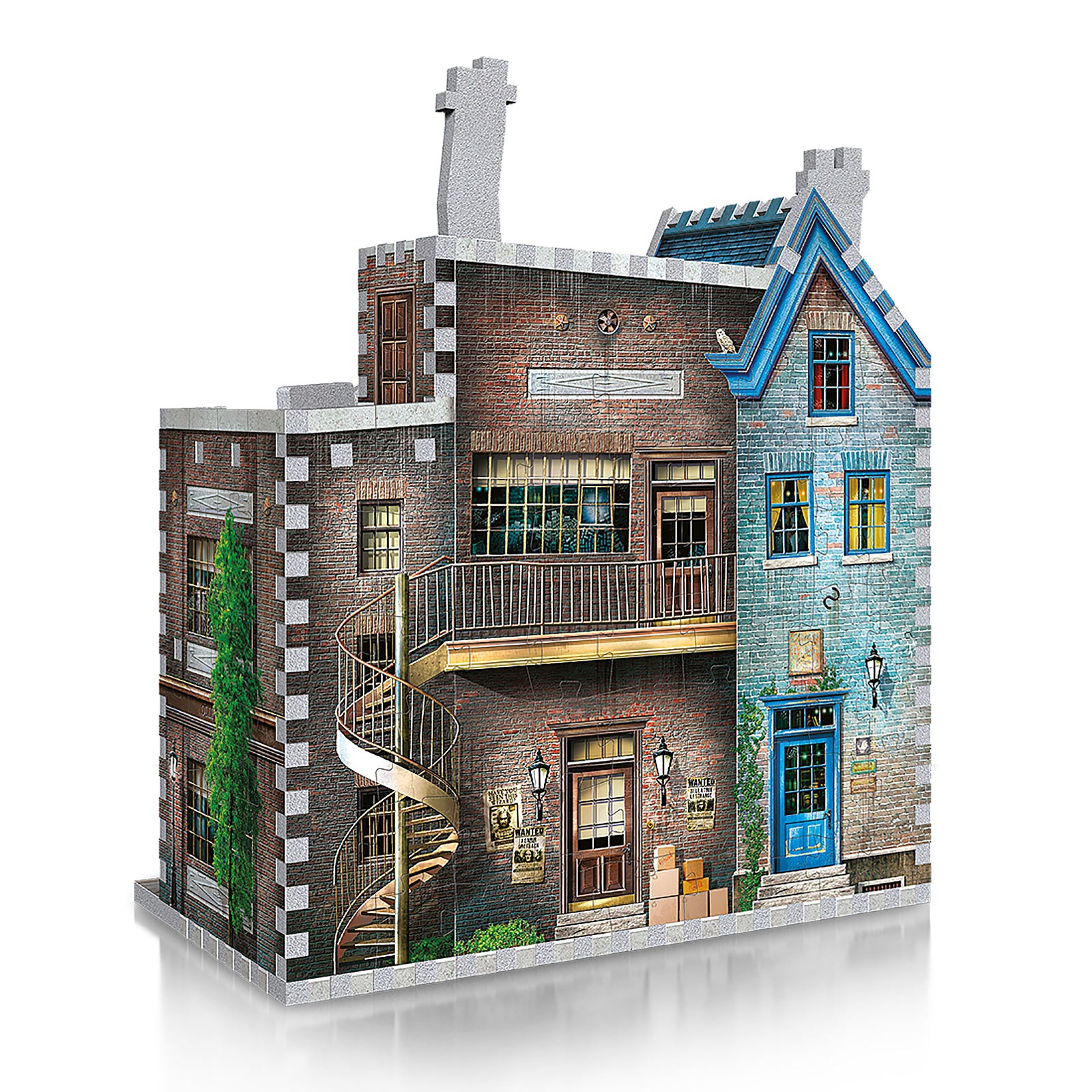 Zdjęcie produktu Harry Potter - Sklep Ollivanders i Scribbulus' Sklep Papierniczy 3D Puzzle