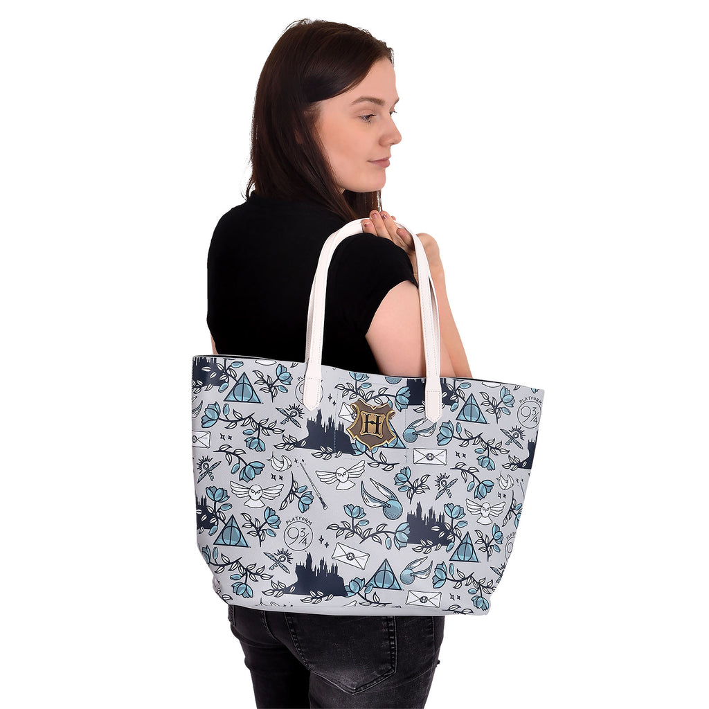 Zdjęcie produktu Harry Potter - Torba na zakupy z magicznymi symbolami