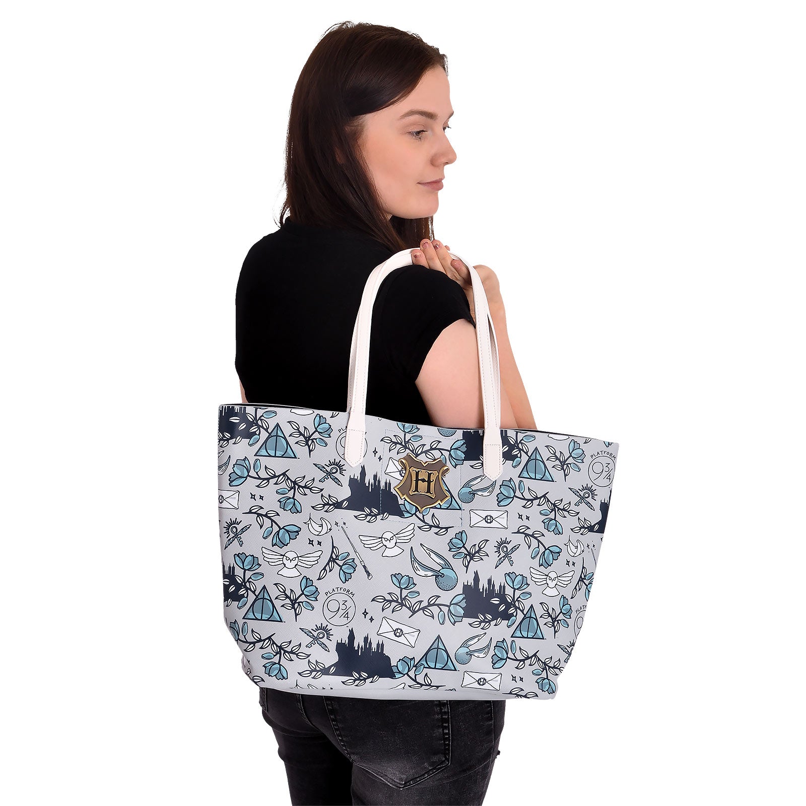 Zdjęcie produktu Harry Potter - Torba na zakupy z magicznymi symbolami