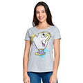 Zdjęcie produktu Piękna i Bestia - Tassilo Splatter T-Shirt damski szary