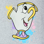 Zdjęcie produktu Piękna i Bestia - Tassilo Splatter T-Shirt damski szary