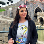 Zdjęcie produktu Piękna i Bestia - Tassilo Splatter T-Shirt damski szary