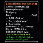Product image Level-120-Item Legendary Heroes T-Shirt Black