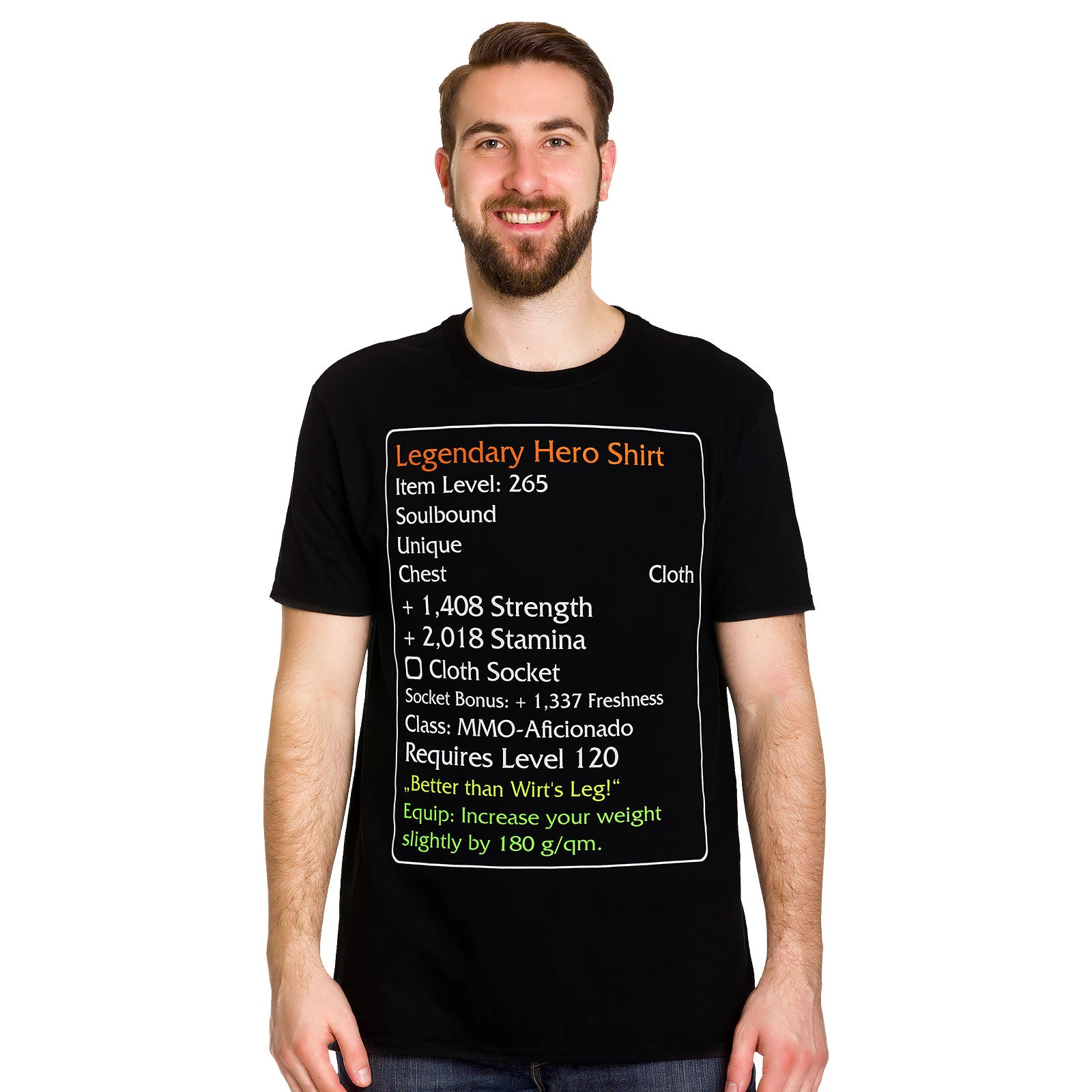 Product image Level-120-Item Legendary Hero T-Shirt black