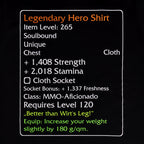 Product image Level-120-Item Legendary Hero T-Shirt black