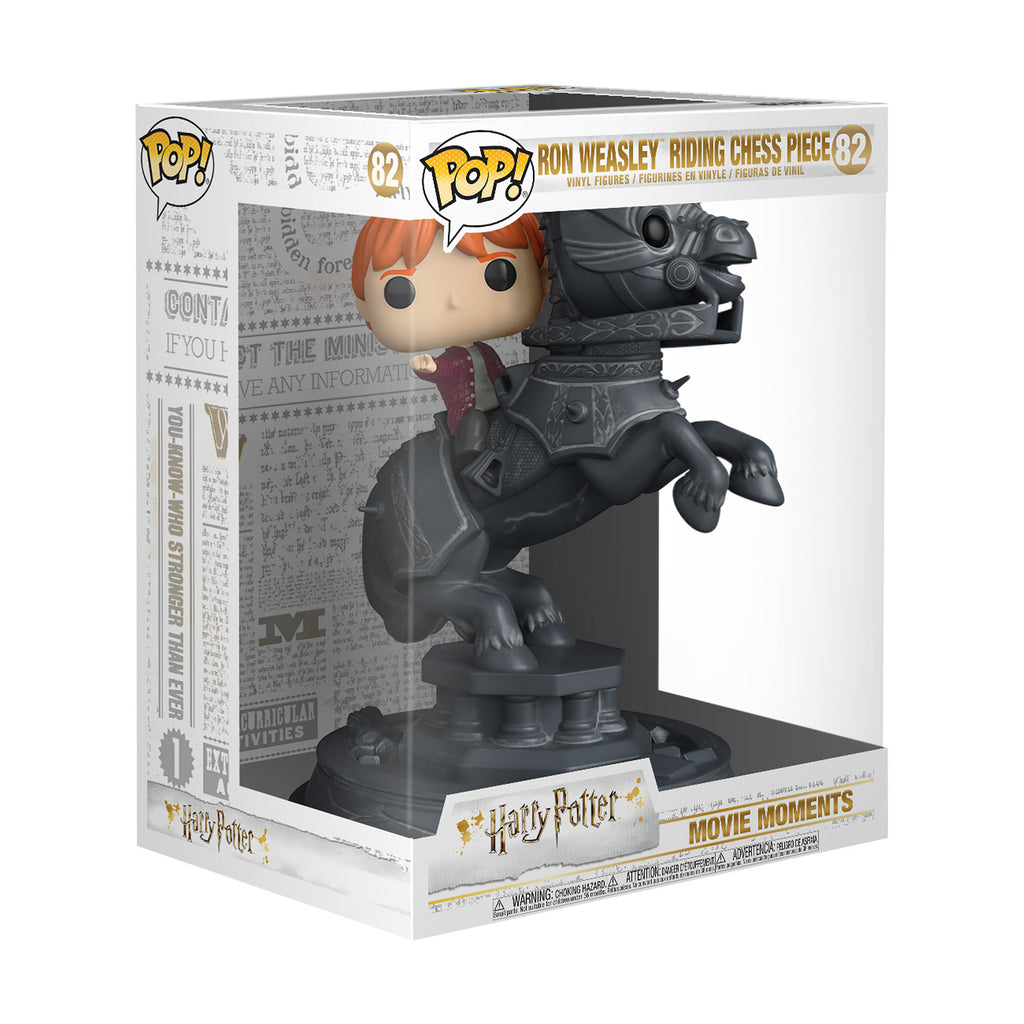 Zdjęcie produktu Harry Potter - Ron z figurką szachową Funko Pop 21 cm
